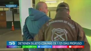 Detienen en Rancagua a prófugo de la justicia de más de 1125 días