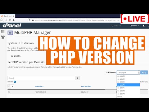 [🔴LIVE] How to change PHP version in cPanel?