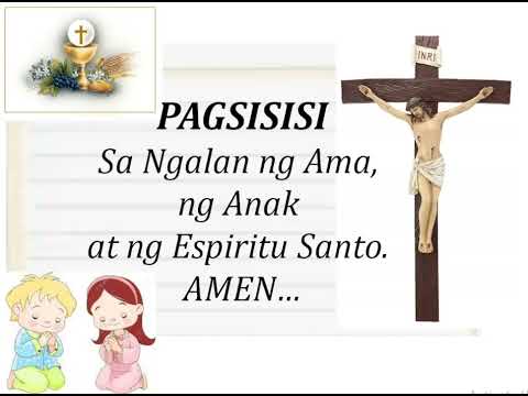 PAGSISISI : Panalangin  Para sa Kumpisal