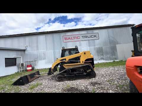 Caterpillar 277B TURBO, FORKS + BUCKET, mini loaders