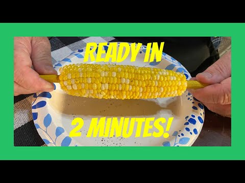 How To Cook Fresh Sweet Corn On The Cob (In The Microwave)!