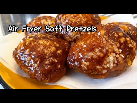 Air Fryer Soft Pretzels | Air Fryer Soft Pretzel Bites Homemade Recipe