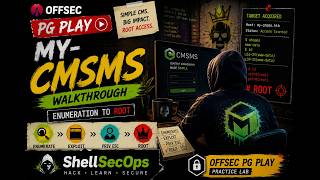 OffSec PG Play MY-CMSMS Walkthrough | CMS Exploitation to Root