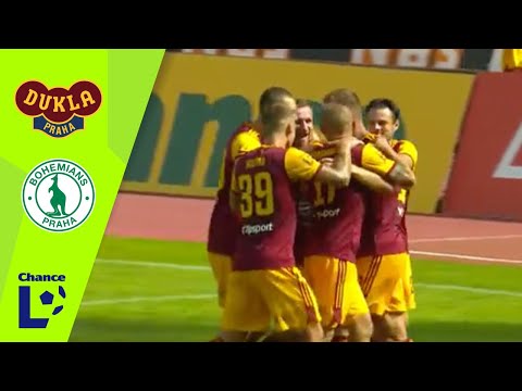 Chance Liga Highlights: FK Dukla Praha vs. Bohemians Praha 1905 1:0 (2. kolo)