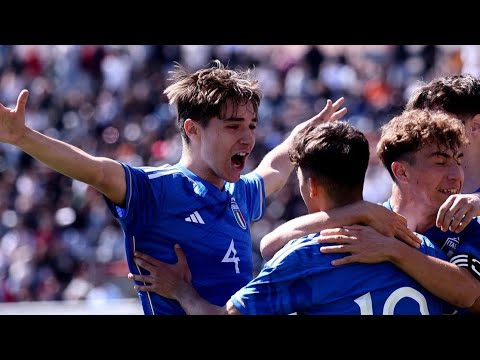 Leonardo Bovo Italia U18 vs Romania