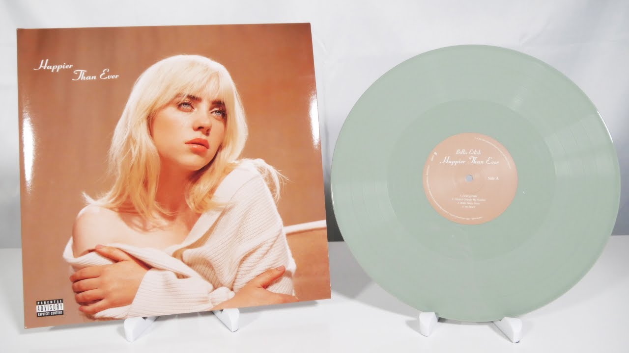 Watch video Billie Eilish - Happier Than Ever Vinyl Unboxing Now Billie Eilish - Happier Than Ever Vinyl Unboxing