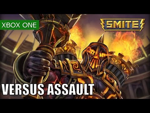 SMITE Gameplay Xbox One Assault Versus as Vulcan - I do some damage
