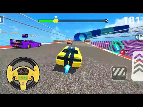 Impossible Crazy Cars Mega Ramp Car Stunts Racing Drive Simulator Games Android Gameplay P122