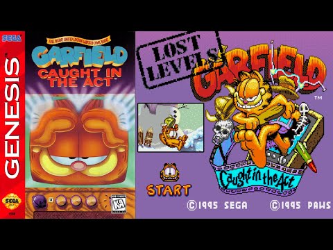 Garfield: Caught in the Act - The Lost Levels (found SEGA Channel exclusive levels) [Sega Genesis]