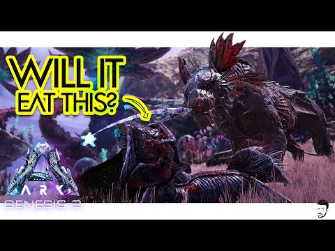 Can you feed Anglerfish to a Shadowmane? Testing every type of Fish in ARK Genesis Part 2