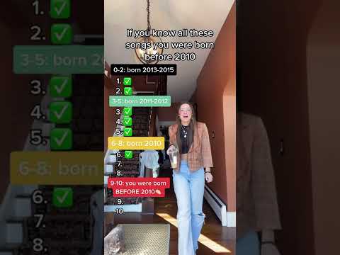 If you know THESE songs you were born BEFORE 2010 #shorts