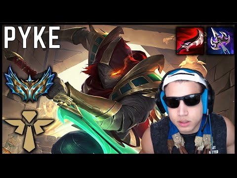 ❄️ Tyler1 CHALLENGER GAMES ARE EASY | Pyke Support Gameplay | Season 12 ᴴᴰ