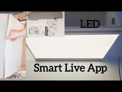 IRSTA IKEA licht Auspacken und Einbauen. Mit Smart Life Verbinden und einrichten