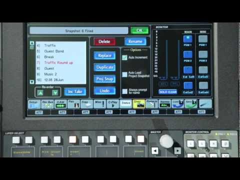 SSL C100 In Depth Demo Pt 5 - 'Monitoring, Projects & Snapshots'
