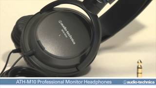 Video thumbnail for Audio-Technica ATH-M10 Closed-Back Stereo Headphone Overview | Full Compass by Full Compass