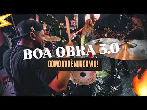BOA OBRA 3.0 🌪️⚡️| #drumcam #valescamayssa #show