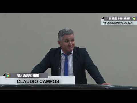 CMBTE - USO DE TRIBUNA PELO VEREADOR CLAUDIO CAMPOS - MDB