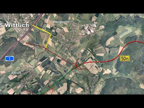 B50 "Hochmoselbrücke" | Bausimulation