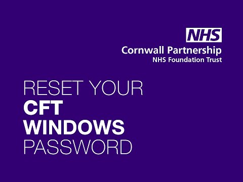 How to Reset Your Windows Password (CFT)