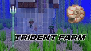 Simple Trident/Nautilus Shell Farm - ilmango