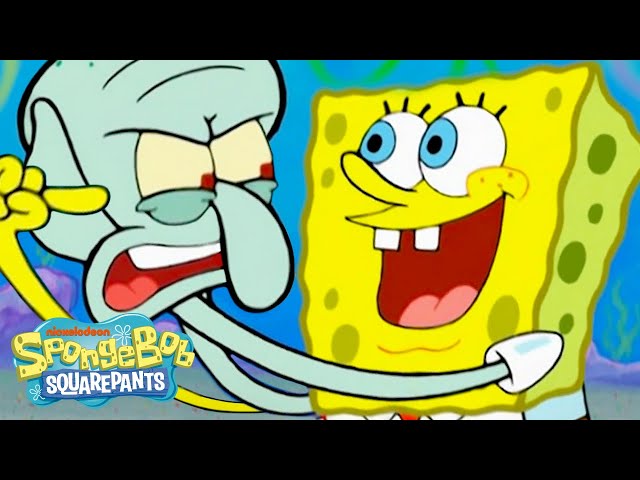 Squidward Stuck with SpongeBob for 2 Hours Straight 💀 | SpongeBob SDDEFAULT Thumbnail