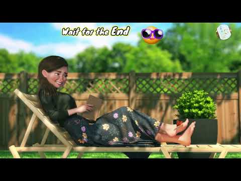 Magical Garden Tickles: Butterfly Playfully Tickles Girl’s Feet | Cute & Funny Animation #tickles
