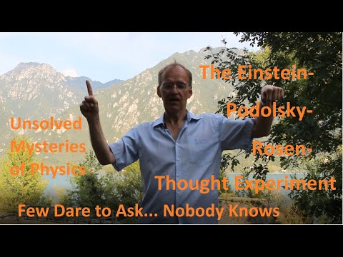 Unsolved Mysteries: The Einstein-Podolsky-Rosen-Paradox