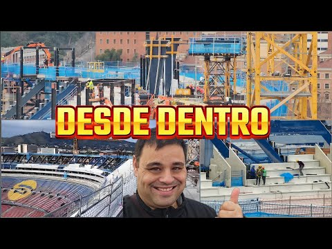 BRUTALES IMÁGENES DEL CAMP NOU EN SU FASE MAS DECISIVA.  EXCLUSIVA.  Obras en el Camp Nou. 