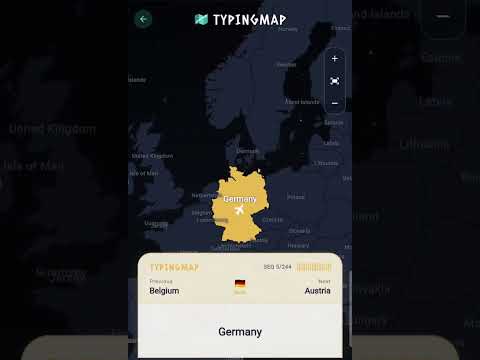 Travel Map - Geo Typing Game video thumbnail