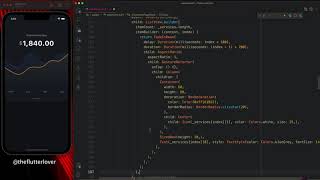 Download the video "Flutter UI | e-Wallet App UI Design - Day 54"