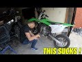 SOMETHING IS WRONG WITH THE KX100 ! | BRAAP VLOGS