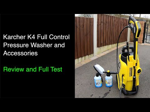 karcher K4 Full Control Pressure Washer and Accessories - Full Test and Review