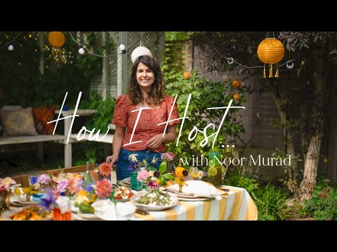 Al fresco dining with Noor Murad | How I Host... | Homes & Gardens