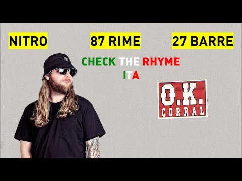 Nitro chiude 87 RIME in 24 Barre - O.K. Corral | Check The Rhyme ITA