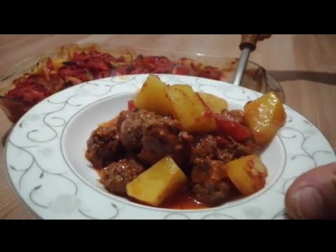 Bu Yemeği Yiyenler Sırrını Soruyor 😍10 dk'da Hazırlayabileceğiniz Fırında Köfte Patates Tarifi ✅