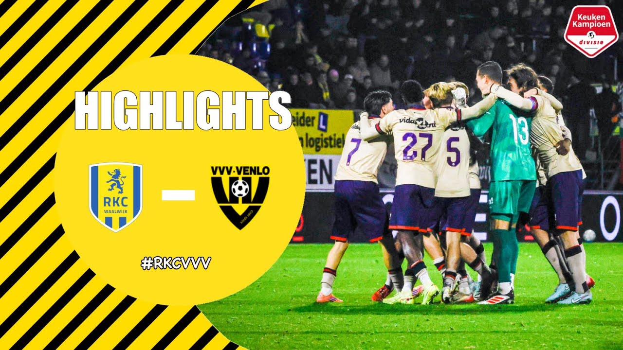 Watch Waalwijk vs Venlo Highlights Season 2025/2026