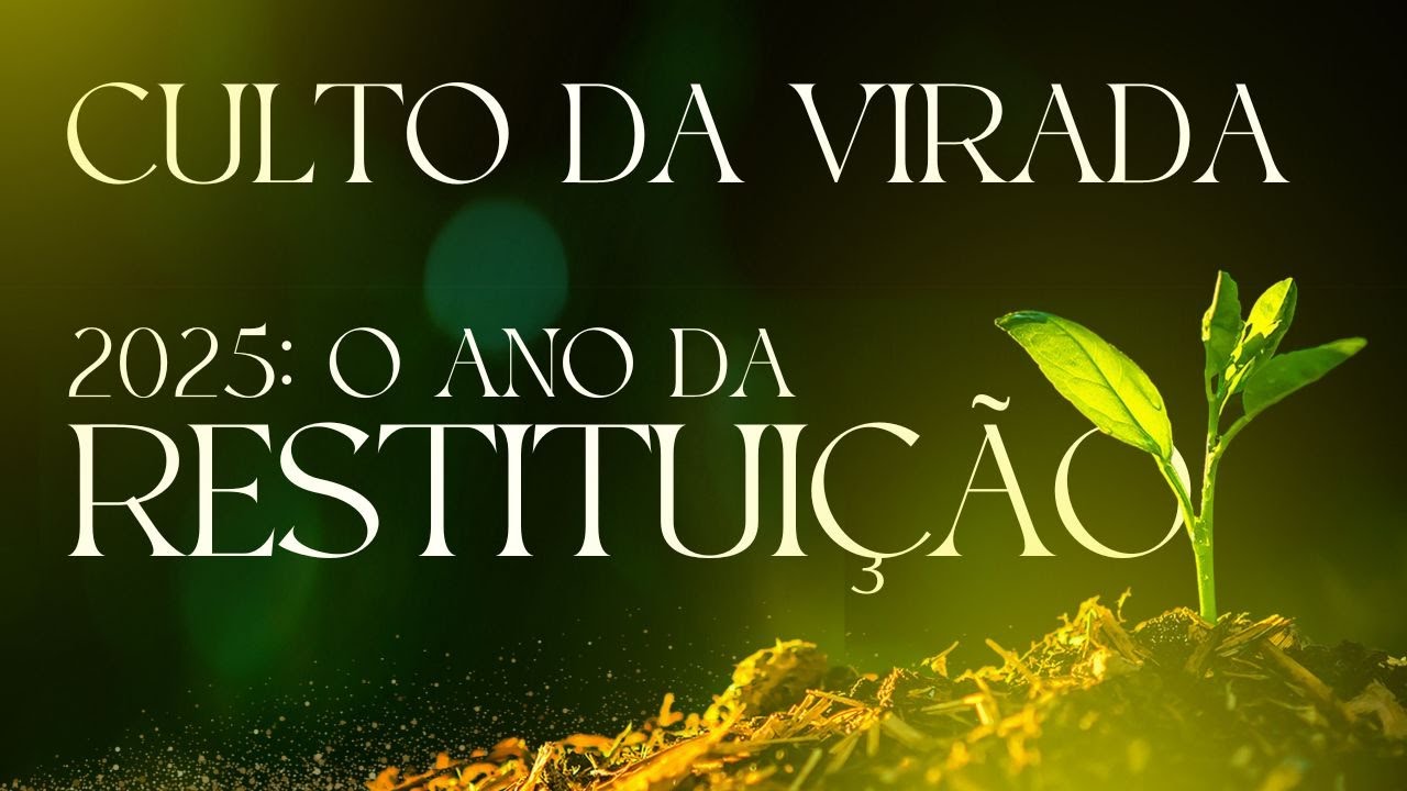 1º CULTO DA VIRADA 2024/2025 | Pr Aluízio Silva | 31.12.2024