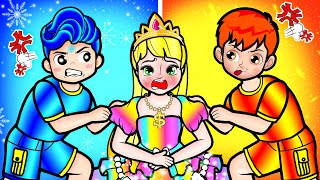 [🐾paper dolls🐾] Poor vs Rich Boyfriend and Love Story of Rapunzel | Rapunzel Family