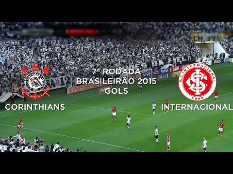 Gols - Corinthians 2 x 1 Internacional - Brasileirão - 13/06/2015