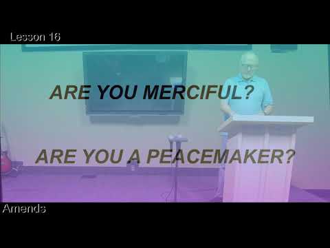 Lesson 16 Amends