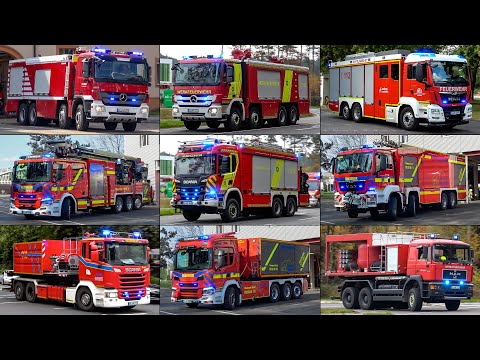 [XXL COMPILATION] – Germany’s INDUSTRIAL FIRE SERVICES in Action: BASF, Chempark & More 🚨
