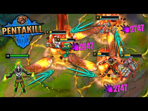 Wild Rift: INSANE 1v5 SOLO Pentakill! - Wild Rift 1v5 Pentakills Montage - 200 IQ Tricks & Plays