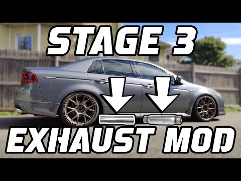 Stage 3 Exhaust Mod on the Acura TL