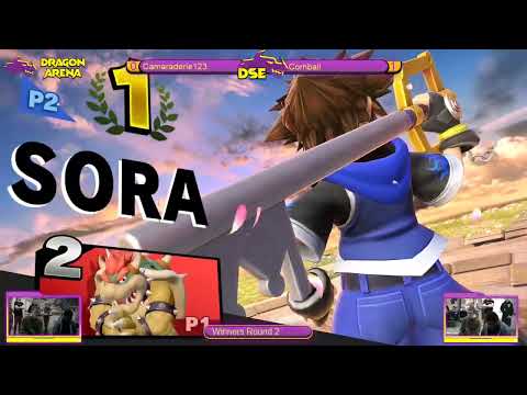 Cornball (Sora) vs Camaraderie123 (Bowser) Dragon Arena Smash Finale Winners Round 2