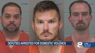 Three Hillsborough County Sheriff's deputies arrested in domestic violence incidents