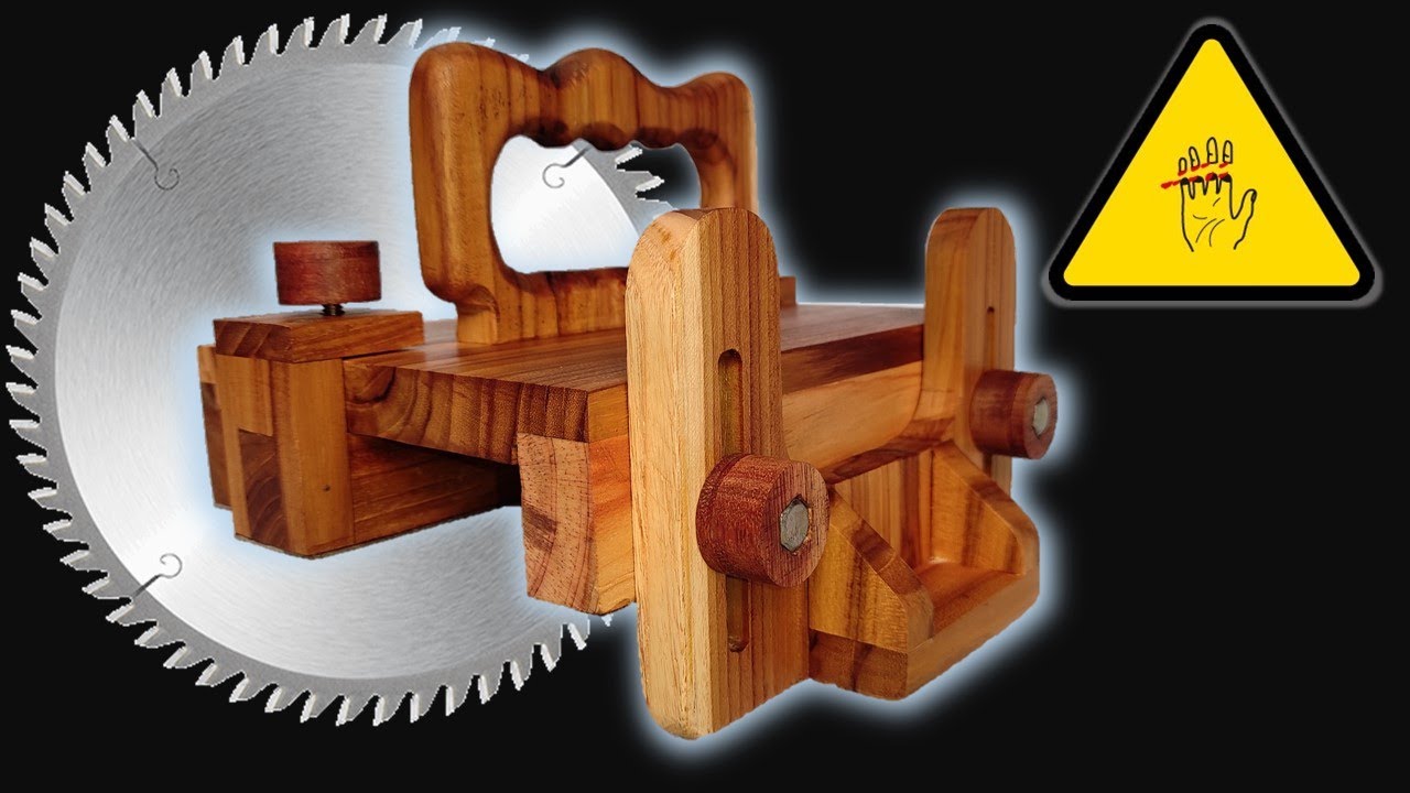 IDEA GENIAL (La Guía de corte MÁS SEGURA) Empujador de madera para sierra circular