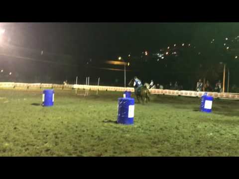 Prova de maneabilidade na IX etapa do cm de Barbacena. Ana Luiza e Zinco Kafé