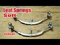 How To Make RC Truck Leaf Springs From Chaindsaw Rewind Springs