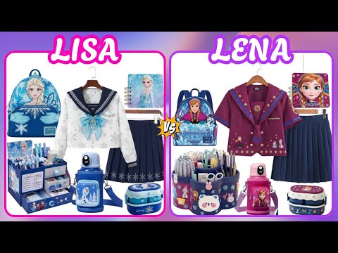 📚 Frozen Edition ❄️ Elsa & Anna School Supplies Shop – Pick Your Aesthetic Set!