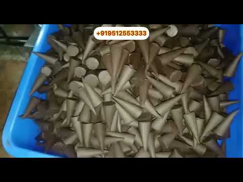 Fully Automatic High Speed Cone Dhoop Making Machine